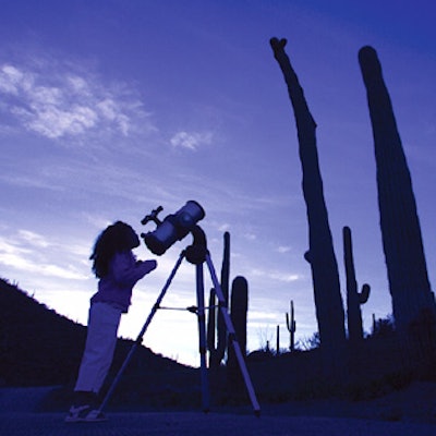 Activities for kids at the J. W. Marriott Starr Pass Resort and Spa in Tucson include star-gazing.