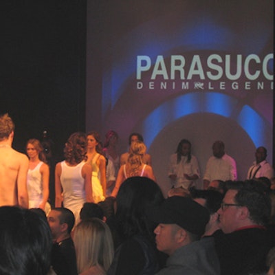 During the Parasuco runway show, models paraded to the beat of African drummers.