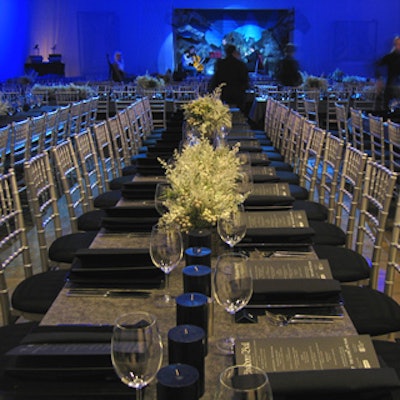 The dining room at the Art Gallery of Ontario looked eerie yet elegant for the gallery's third annual fund-raising costume ball.