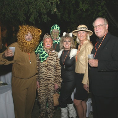 For the return of Feast with the Beasts at Miami Metrozoo, guests were encouraged to dress up in wild costumes.