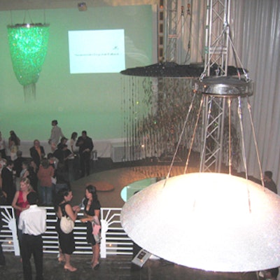 At the Paris Theater, Swarovski debuted 21 stunning interactive chandeliers during Art Basel Miami Beach.