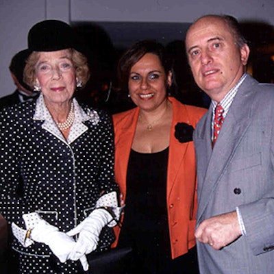 Brooke Astor hosted a private cocktail reception celebrating the 40th anniversary of La Caravelle with owners Rita and Andr? Jammet.