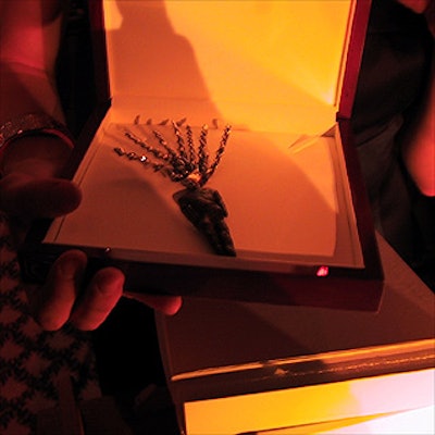 Awards for the honorees at American Craft Museum's Visionaries 2000 gala, including Martha Stewart and Julie Taymor, were designed by Michele Oka Doner.