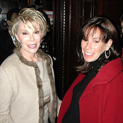 Joan and Melissa Rivers entertained guests at the McCall's luncheon at Le Cirque 2000.