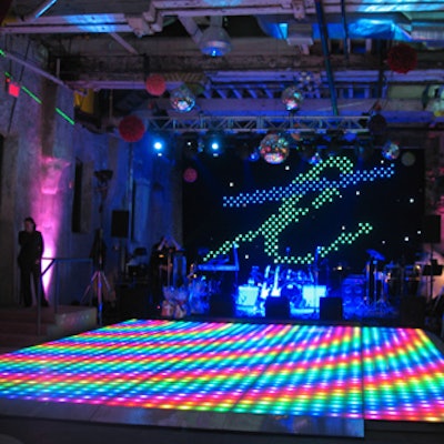 Visual FX supplied Saturday Night Fever lighting for the dance floor.