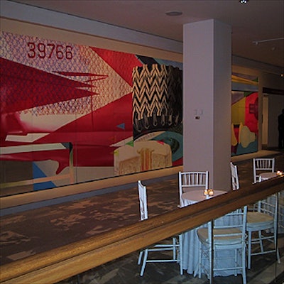 Guests at Avenue magazine's 25th anniversary party at the Museum of Modern Art could sit at tables on the second floor or tour its galleries.