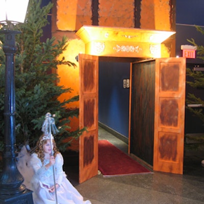 The film The Chronicles of Narnia: The Lion, the Witch, and the Wardrobe provided the inspiration for the decor at the Discovery Channel's client appreciation holiday party at Empire Theatres at Empress Walk.