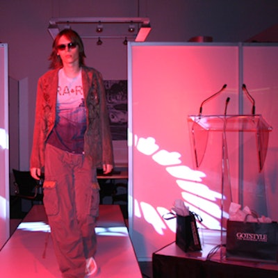 Got Style put on a fashion show shortly before the sports car was unveiled.