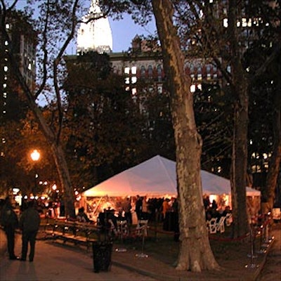 Eleven Madison Park catered Target's reception in Madison Square Park.