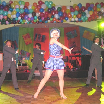 The second entertainment segment featured a tribute to the Beatles and other British bands of the era.