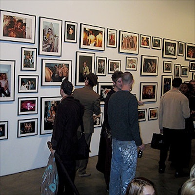 Guests at Patrick McMullan's opening looked at photographs from his two new books, Men's Show and Secrets of the Riviera.