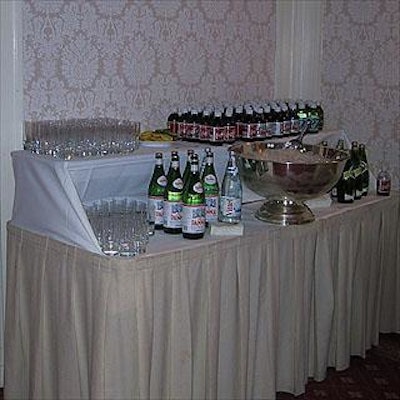Beverages at the press conference announcing the relaunch of McCall's were provided by the Essex House.