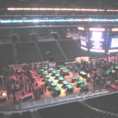 The BankAtlantic Center was transformed into a Las Vegas-style casino for the Florida Panthers Foundation's Ice & Dice fund-raiser.