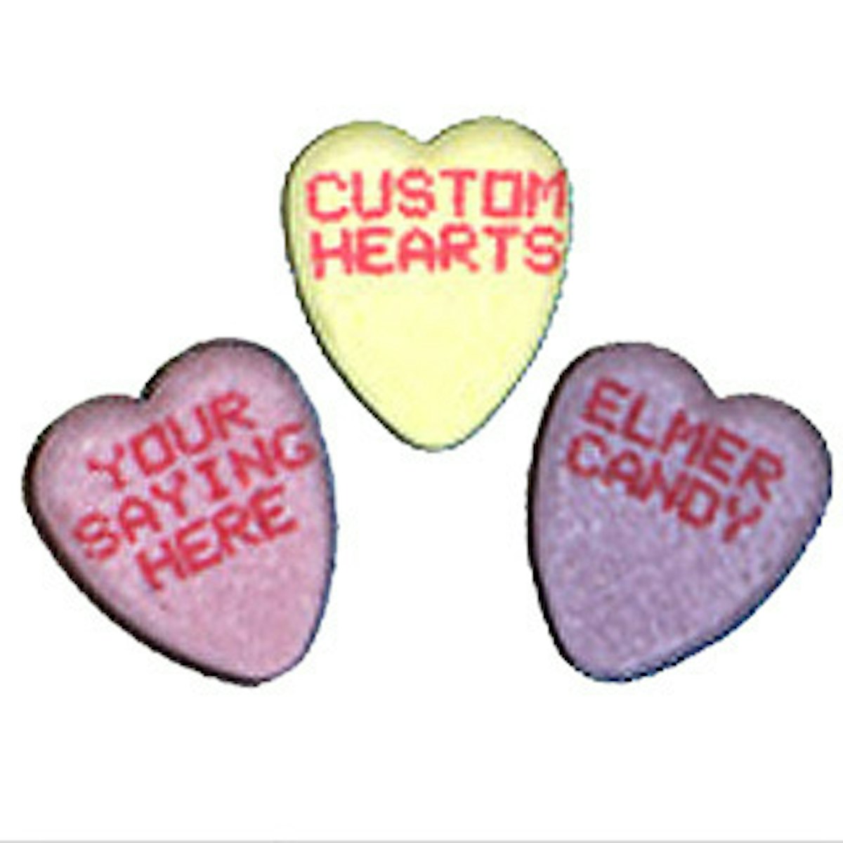 Custom candy hearts store