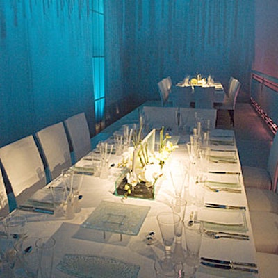 The luxurious Governors Ball was set up for a press preview more than two weeks in advance of the awards.