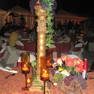 Guests at the PFPC appreciation dinner enjoyed decor and cuisine from three different cultures, including Italy.