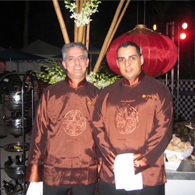 COMCOR Event and Meeting Production Inc. had the servers of each section wear themed uniforms that were also embroidered with PFPC's logo.