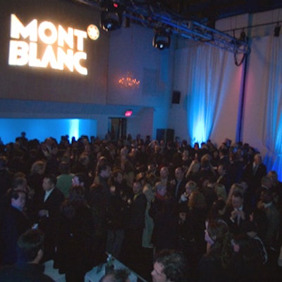 Montblanc’s 100th anniversary celebration at the Newspace was a crowded affair with minimal decor—allowing the entertainment to be the focus of attention.