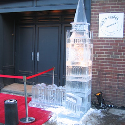 Iceculture created a three-dimensional replica of Big Ben for the launch party for newly renovated This is London.