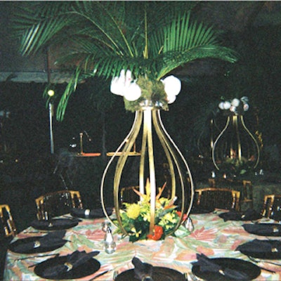 DECO Productions created an Everglades-themed reception to celebrate the spring training season of the Boston Red Sox.