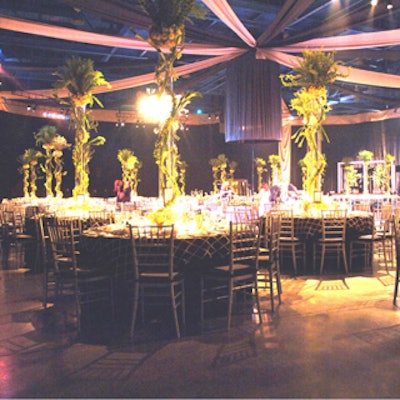 Barton G. designed the dining room for the Miami City Ballet's 20th anniversary Platinum Gala.