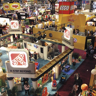 ?Toy Fair exhibits at the Javits Center.