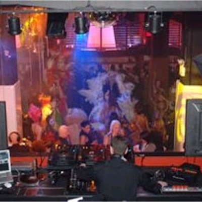 Pacha's DJ Hitman spun music as he watched over the high tech dance floor transformed for the BiZBash Awards.