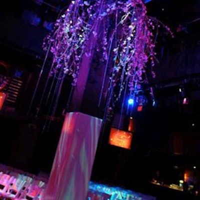 Sparkling cherry blossoms by Design Fusion was a centerpiece of the main seating area of the awards show.