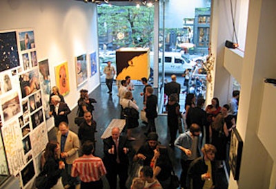 The House of Campari '25 Bold Moves' exhibition featured the works of 25 emerging New York artists under one roof.