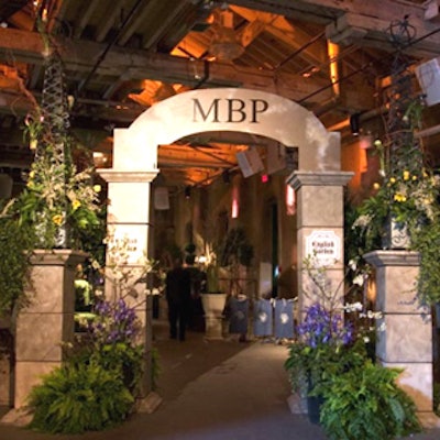 Opulence Catering and Events teamed with Eden Planning to transform the Fermenting Cellar into an English garden for a Meissner Bolte & Partners client luncheon.