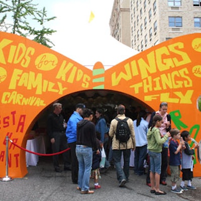 Dalzell Productions gave this year’s Kids for Kids Family Carnival the theme “Wings and things that fly,” which tied together the event’s scenic elements.