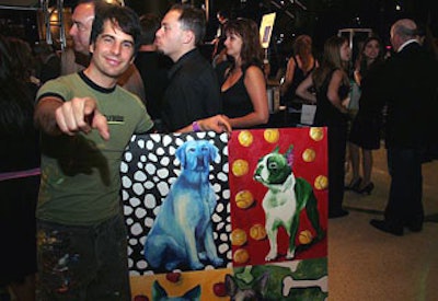 More than 40 works of art were supplied by Santa Monica's Gallery 319 and Art One Gallery for auction.