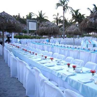 The Key Biscayne Community Foundation's Aqua Party was held beachfront at the Sonesta Beach Resort Key Biscayne.