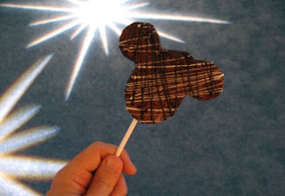 Great Performances served a variety of desserts after the presentation, including brownies in the shape of Mickey Mouse's head.