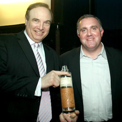 BiZBash founder and C.E.O. David Adler with Andy Coleman of Diageo North America, a spirits company that supplied a fabulous mojito bar featuring Oronoco rum.