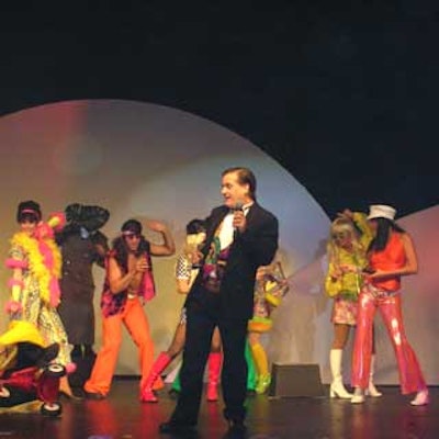 Numerous performances took place throughout the evening with the ensemble cast.