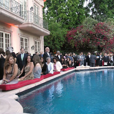 The Latin Business Association's 30th-anniversary gala took over an ornate private residence in Bel-Air and set up tables and tents in the yard.
