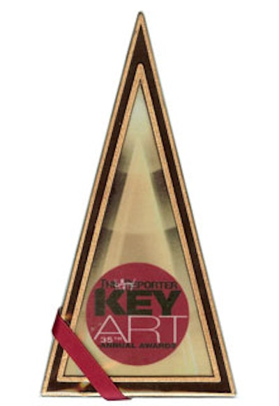 Candy Art USA created chocolates in the shape of mini Key Art awards.