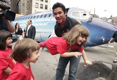 Dean Cain, who played Superman in Lois & Clark, hosted the kickoff event.