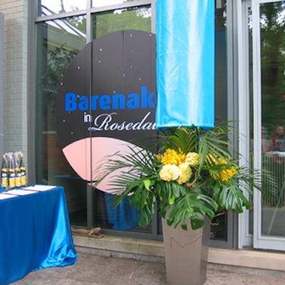 MMD supplied lit floral arrangements for Serve Canada's Barenaked in Rosedale fund-raiser, held at a private residence in Rosedale.
