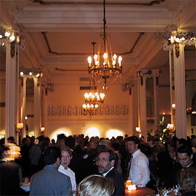 Guests crowded 200 Fifth Club to sample food from dozens of New York restaurants.