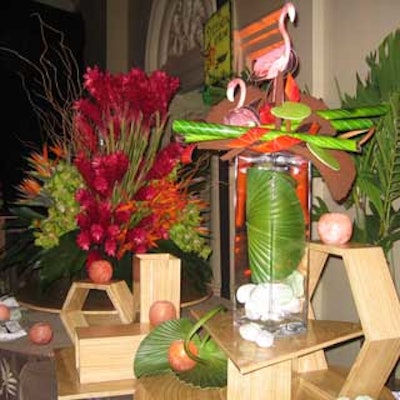 The Ritz-Carlton, Key Biscayne's pastry chef Frederic Monnet made a tropical display for his array of decadent desserts at the 19th annual Taste of the Nation to benefit Share Our Strength.