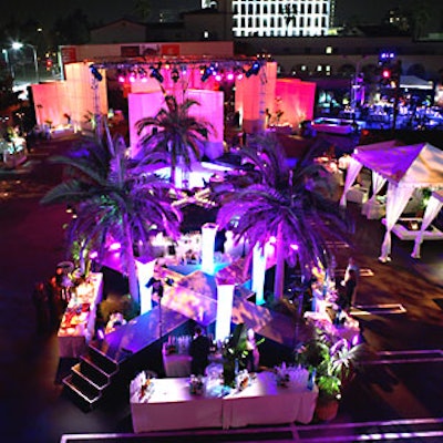 The Miami Vice premiere brought palm trees and 1,300 guests to a Westwood parking lot.