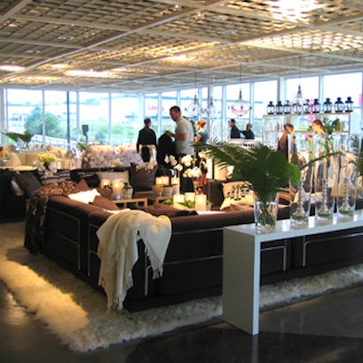 IKEA installed lounge seating in the in-store restaurant of its North York store for the media launch of its 2007 catalogue.