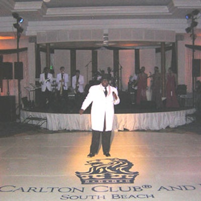 Greg Denard of GDO Soul welcomed guests as they entered the ballroom.