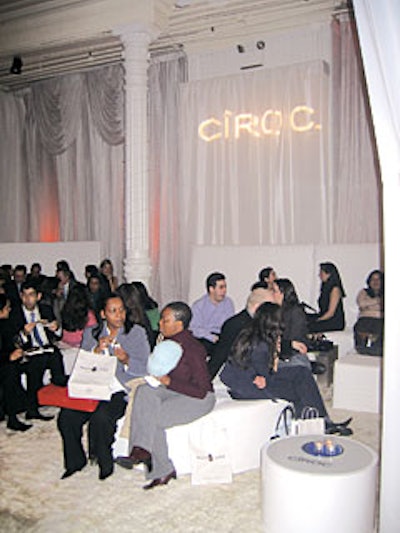 Ciroc sponsored a lounge where diners could relax between courses at New York magazine's feeding frenzy.