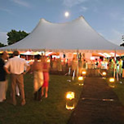 The National Foundation for Facial Reconstruction’s big tent.