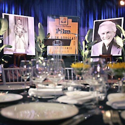 The Santa Barbara Film Festival honored Kirk Douglas with a dinner at Santa Barbara's Bacara Resort & Spa.