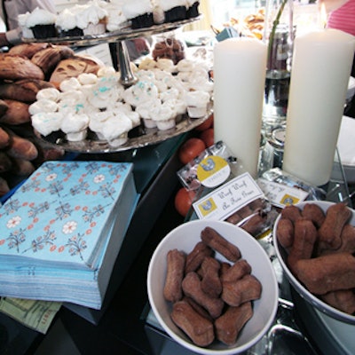 Bistro and Bakery Thuet gave away foie gras dog biscuits.