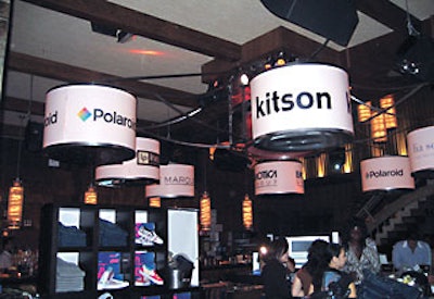 Polaroid worked with Strategic Group and Fingerprint Communications to turn Marquee’s main floor into a retail-style environment—without cash registers, naturally—to offer goods from Polaroid, Kitson, and Luxottica, among others, to celebrities in town for the awards.